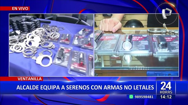 Ventanilla: Municipio equipa a serenos con armas no letales