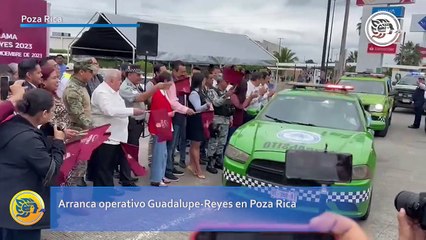 Arranca operativo Guadalupe-Reyes en Poza Rica