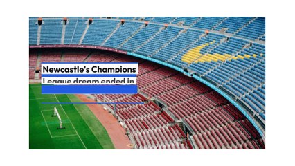 Newcastle out of Champions League after Milan loss