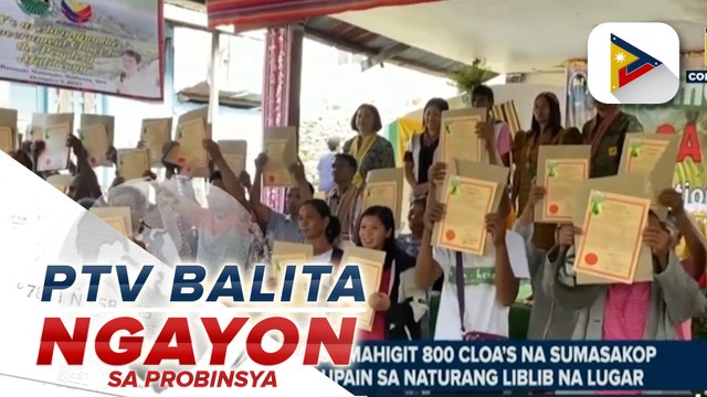 803 CLOAs, ipinamahagi sa 537 agrarian reform beneficiaries sa Abra