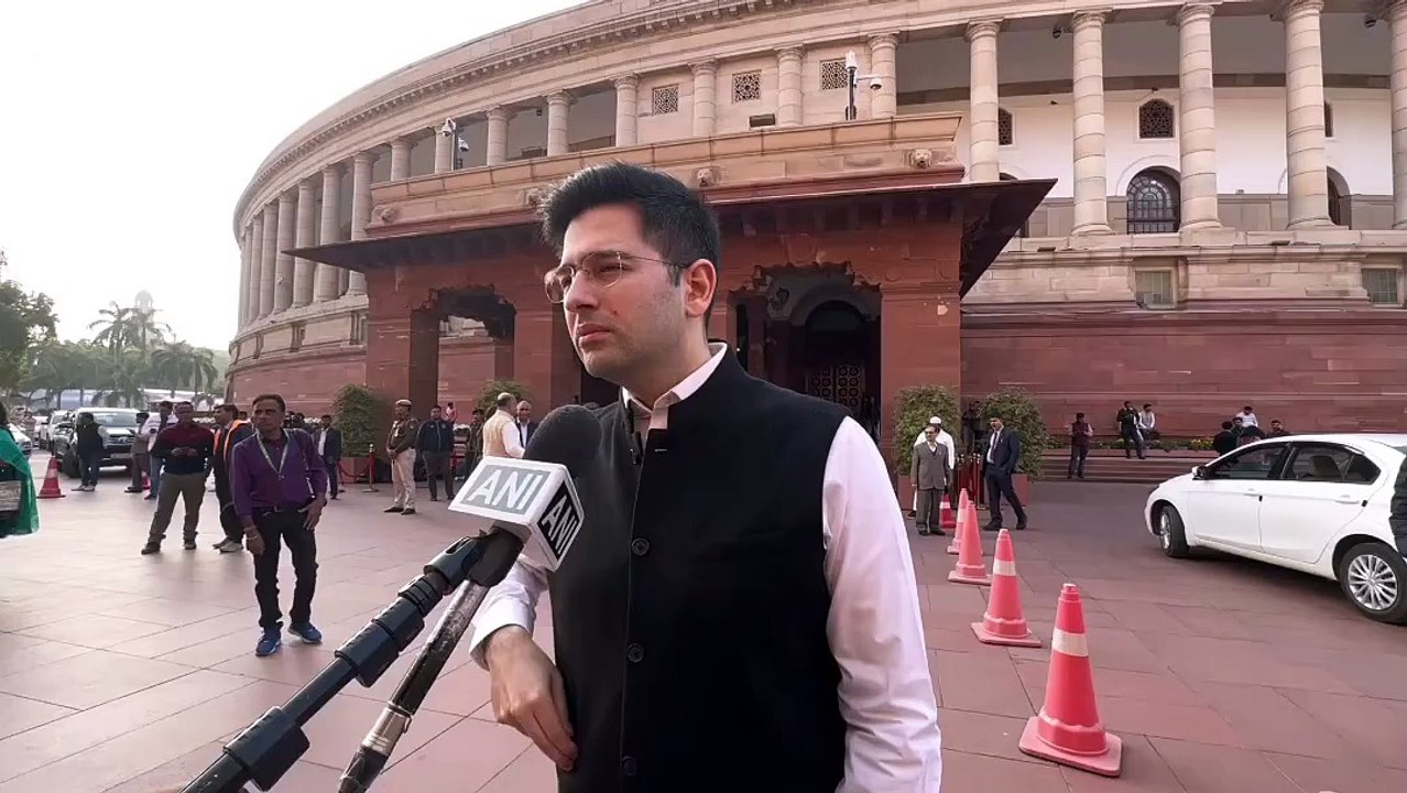 Raghav Chadha on Sansad Security Breaches on 13th December - video Dailymotion