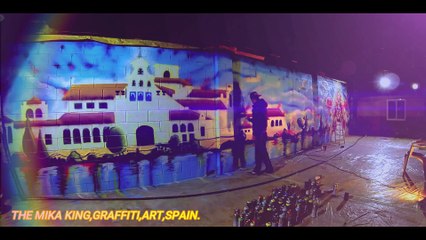 GRAFFITI The Mika King y Piltra Spain Mural Art Process