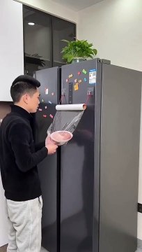 Cling Film Dispenser and Cutter 35cm, Preservation Foil Storage Box, Reusable Food Wrap Cutter Cling Film Cutter #clingfilm #dispenser #foilstorage #foodwrap #wrap #clingfilmcutter #kitchentool