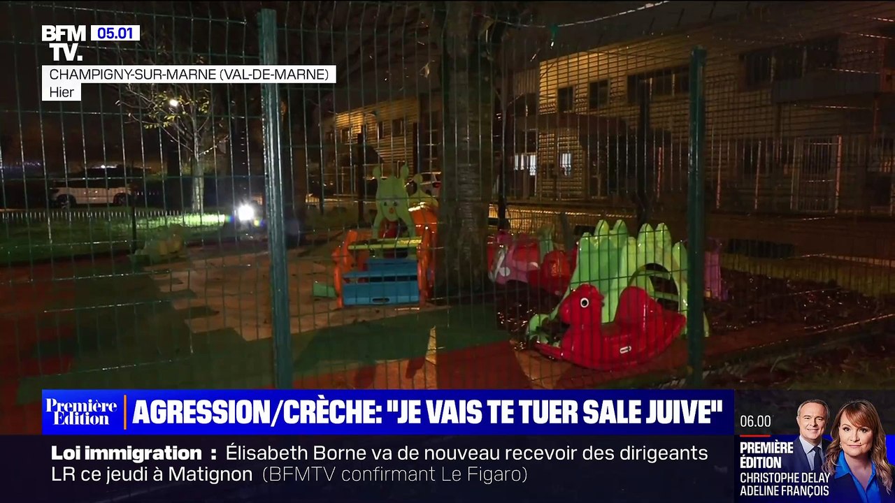Agression antisémite à Champigny-sur-Marne : Un homme s’est introduit dans une crèche hier avec un couteau et a menacé la directrice : "T'es une juive, on va venir à cinq te violer, te découper comme à Gaza"