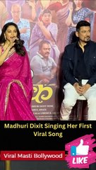 Madhuri Dixit Singing Her First Viral Song