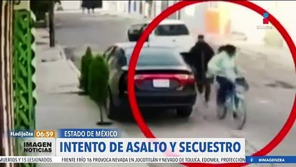 Sujeto intenta asaltar a mujer en bici que viajaba con su hija
