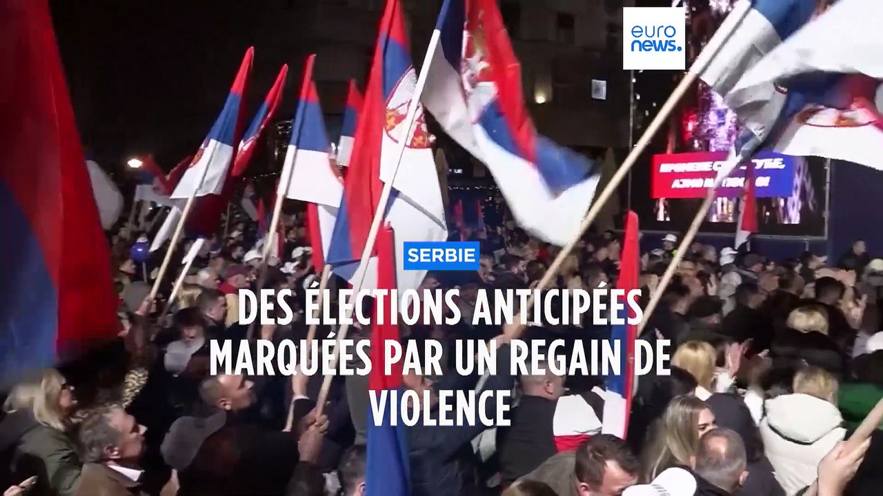 La recrudescence de la violence, sujet crucial des élections législatives anticipées en Serbie