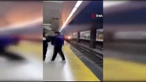 Metro istasyonunda intihar girişimi