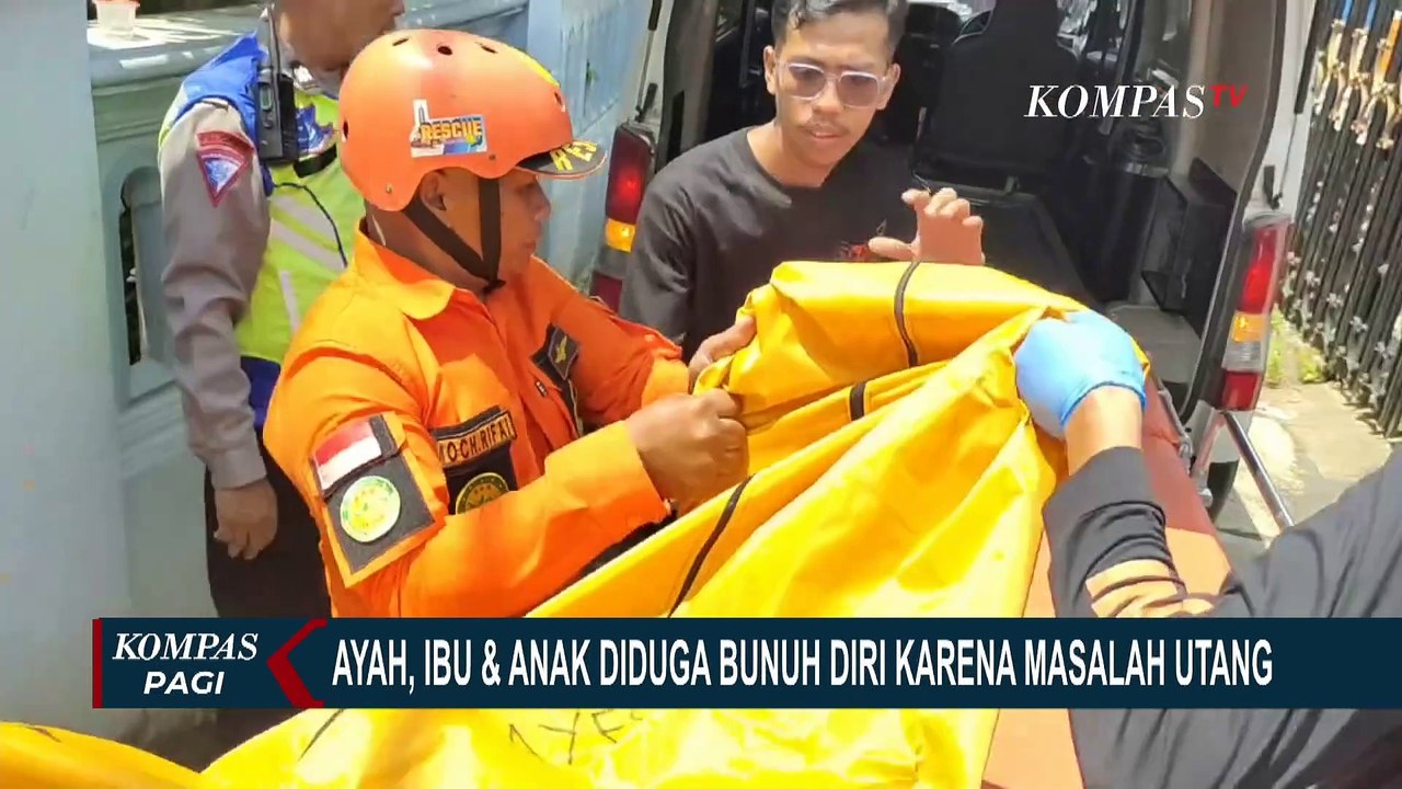 Olah TKP dan Otopsi Ayah, Ibu, dan Anak  yang Diduga Bunuh Diri Karena Utang di Malang