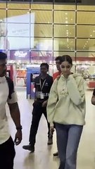 Ananya Panday's Cute Hoodie Look At City Airport