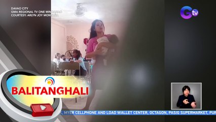 College Teacher sa Davao, instant babysitter habang nagpapa-exam sa kaniyang mga estudyante | BT