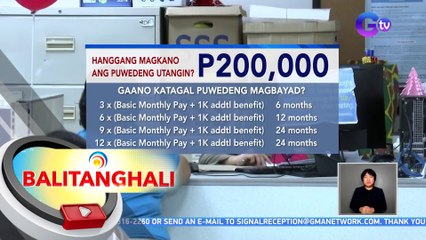 SSS, hinihimok ang mga Retiree-Pensioner na mag-avail ng Pension Loan Program sa halip na magsangla ng ATM | BT