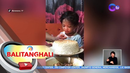 Sinaing na kanin, ginawang Birthday Cake para sa 3-anyos na bata | BT