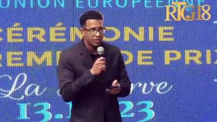 Delegasyon Inyon Ewopeèn remèt prim bay 3 gayan konkou "Beat hymne à la joie de la DUE."