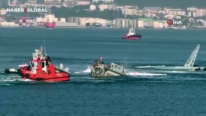Kocaeli'nde denizde can pazarı kamerada: Yeni görüntüler...