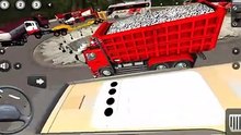 Truk Hino 500 merah pengangkut pasir part 3