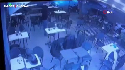 Adana'da Starbucks'a yapılan silahlı saldırının yeni görüntüleri ortaya çıktı! Müşteriler can havli ile kaçtı...