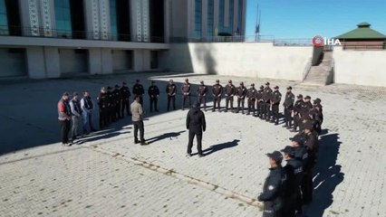 Erzurum Emniyet Müdürlüğü'nde Personel'e Teleskopik Cop Eğitimi Verildi