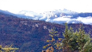 Chopta Trip Vlog 1 _ View From Shriwa Parkandi _ Neeraj Bhandari _ 12 January, 2022
