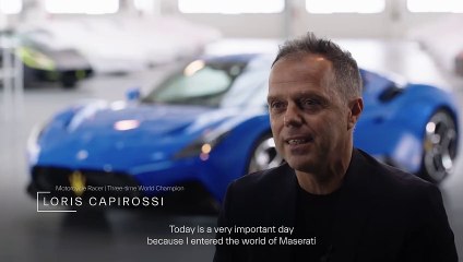 VÍDEO: Loris Capirossi ya tiene su Maserati MC20, y es espectacular