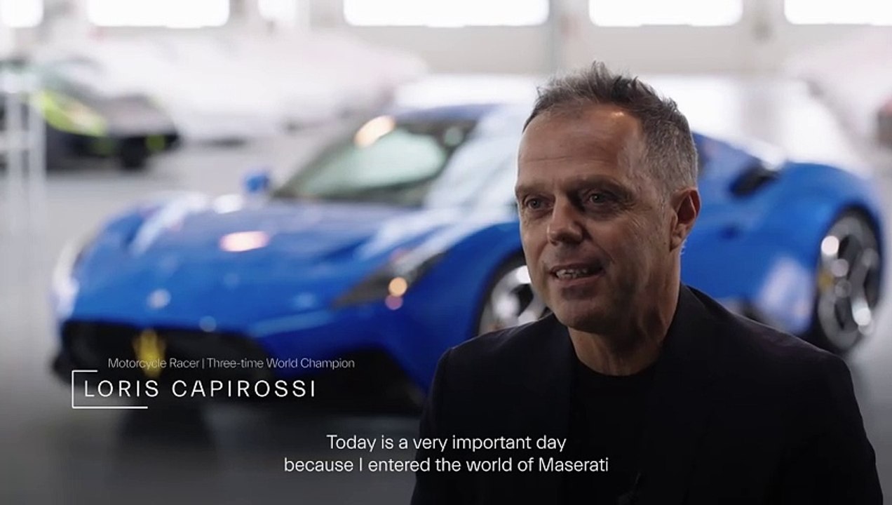 VÍDEO: Loris Capirossi ya tiene su Maserati MC20, y es espectacular