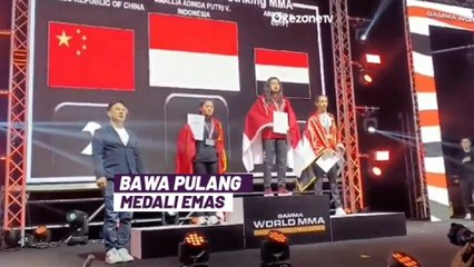 Harumkan Indonesia, Viona Raih Medali Emas di Kejuaraan Dunia Mixed Martial Arts 2023 Thailand