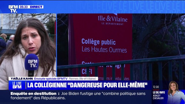 Rennes: la collégienne qui a brandi un couteau jugée dangereuse pour elle-même et hospitalisée
