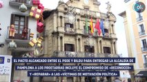 El pacto PSOE-Bildu en Pamplona «reconoce» a etarras como «víctimas» para «promover una sociedad justa»