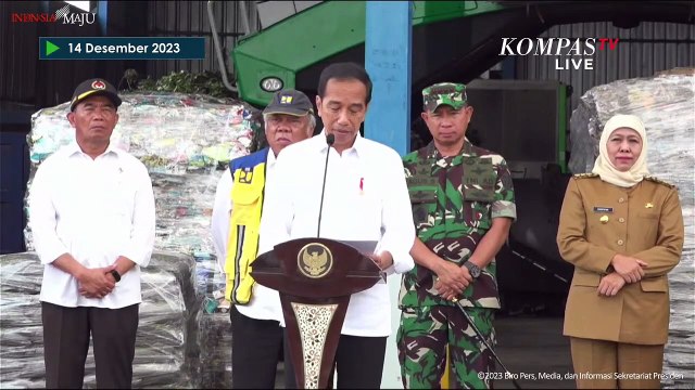 Detik-Detik Presiden Jokowi Resmikan 3 TPA di Jawa Timur, Bicara Pentingnya Pengelolaan Sampah