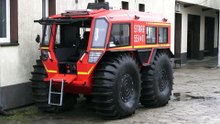 Sherp - wyjątkowy pojazd terenowy trafił do strażaków z JRG nr 1 w Pile