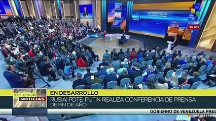 Presidente ruso Vladimir Putin ofrece Balance Anual de Gobierno