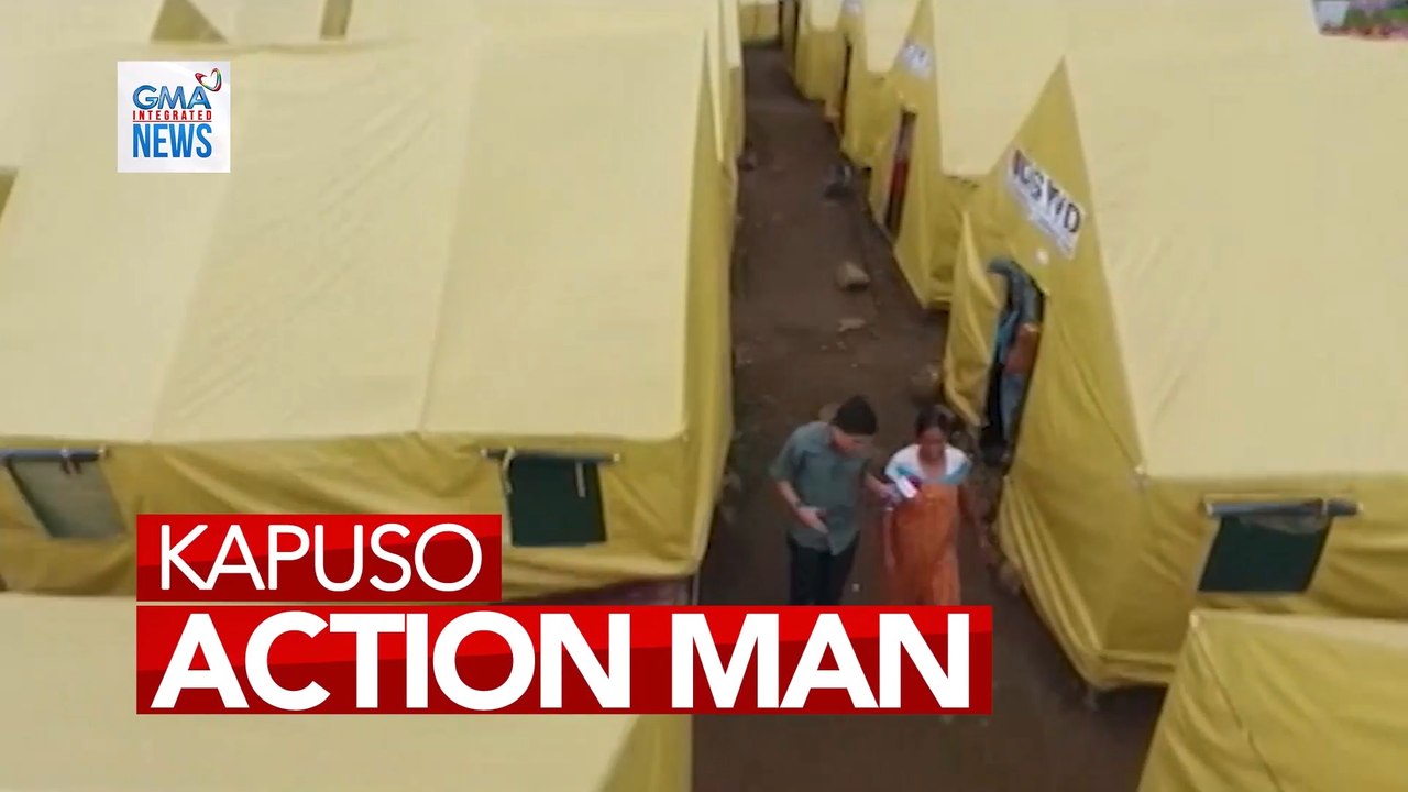 Ang action man ng nangungunang newscast ng bans...