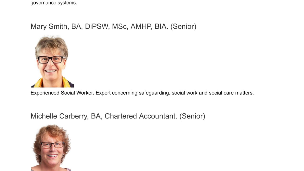 Our Consulting Team and Key Associates At Niche | Niche Health and Social Care Consulting
