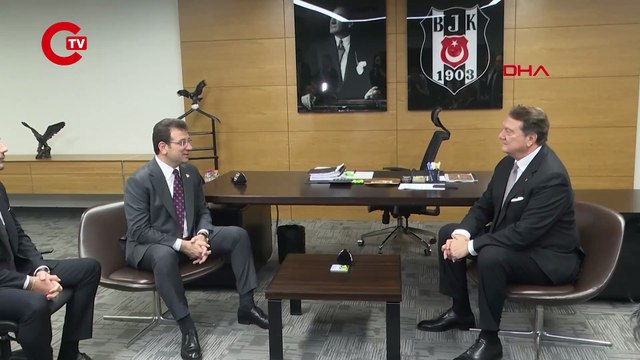 İBB Başkanı Ekrem İmamoğlu’ndan Beşiktaş Başkanı Hasan Arat’a tebrik ziyareti Hakem Halil Umut Meler'e yapılan saldırıya ortak tepki!