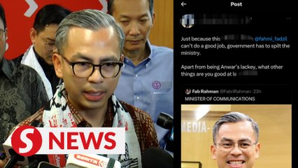 Fahmi denies telling X to remove posts criticising him