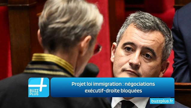Projet loi immigration : négociations exécutif-droite bloquées