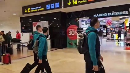 Lazio in partenza da Madrid