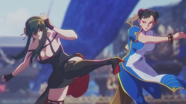 Street Fighter trifft Spy x Family: Im Video schwingen Chun-Li und Yor die Fäuste