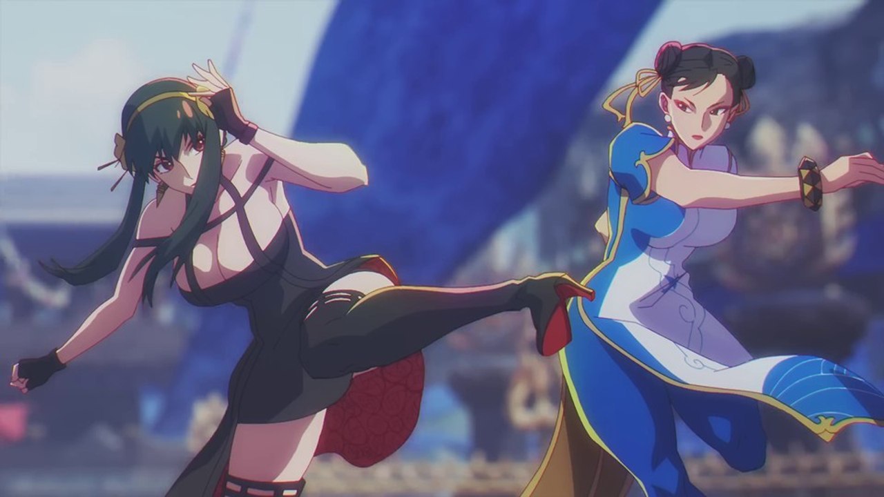 Street Fighter trifft Spy x Family: Im Video schwingen Chun-Li und Yor die Fäuste