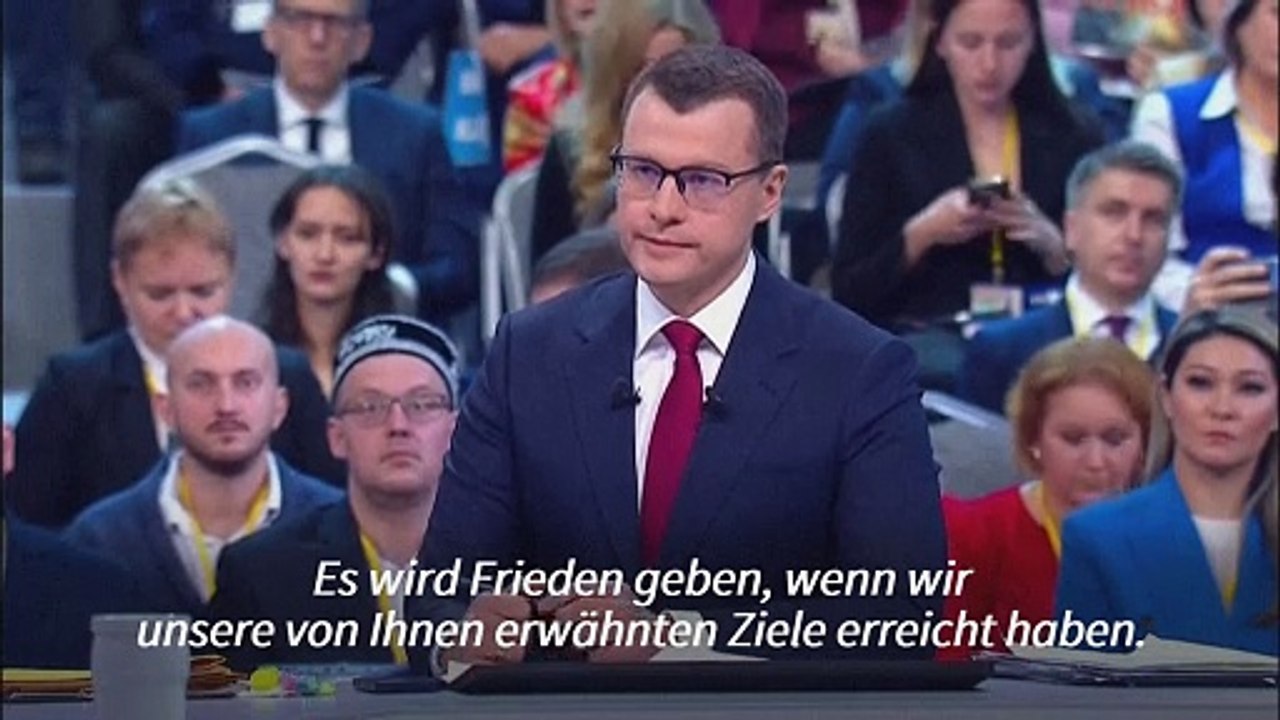 Putin: Frieden erst nach 'Entmilitarisierung' der Ukraine möglich