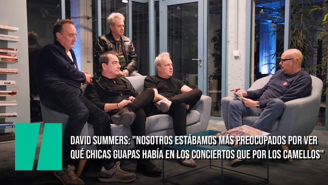 David Summers (Hombres G): Nosotros estábamos más preocupados por ver qué chicas guapas había en los conciertos que por los camellos