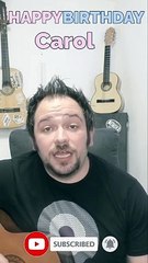 Happy Birthday, Carol! Geburtstagsgrüße an Carol