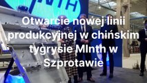 Gazeta Lubuska. Otwarcie nowej linii produkcyjnej w Minth w Szprotawie