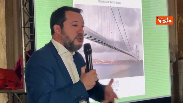 Salvini: I nostri figli ci ringrazieranno per il Ponte sullo Stretto