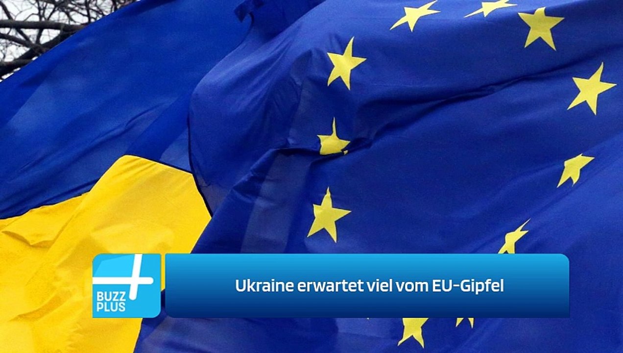 Ukraine erwartet viel vom EU-Gipfel