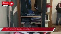 FETÖ'den aranan şüpheli gizli bölme yapmış