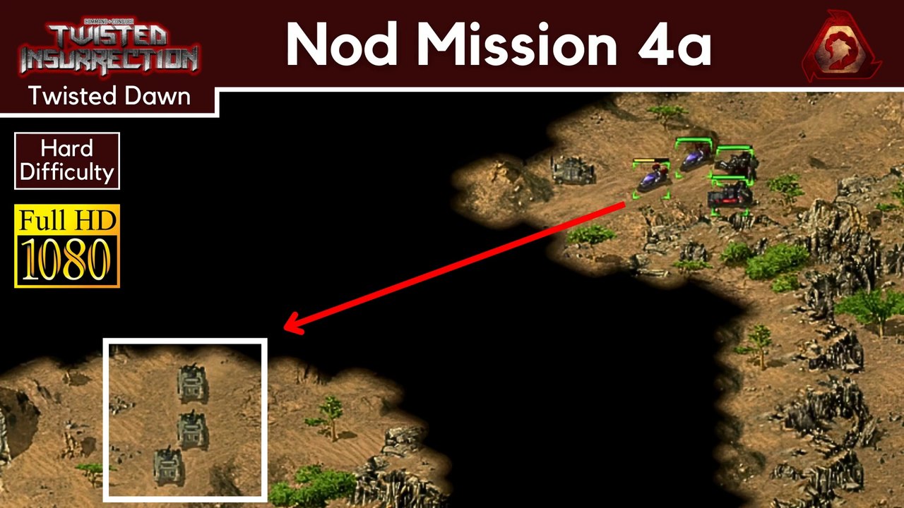 How to Beat C&C Twisted Dawn Nod Mission 4 A: Blight on Oum Hadjer - Hard - 1080p HD