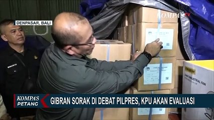 Gibran Sorak di Debat Pilpres, KPU: Akan Evaluasi