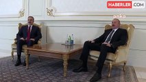 Dışişleri Bakanı Hakan Fidan, Azerbaycan Cumhurbaşkanı İlham Aliyev tarafından kabul edildi