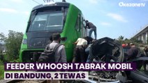 KA Feeder Whoosh Tabrak Mobil di Bandung, 2 Orang Tewas